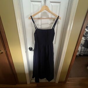 Old Navy Dark Blue Midi Dress